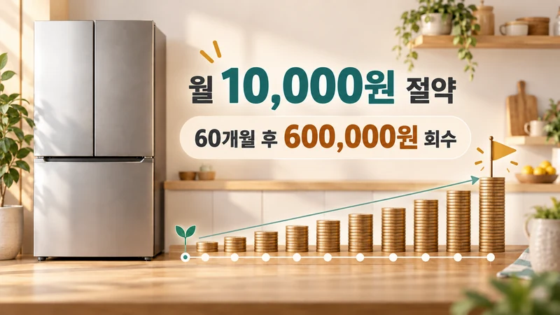 가전 교체비 전기료 회수기간 계산기 계산 예시