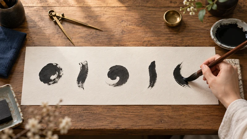 캘리그라피 글자 간격 배분 계산기 계산 예시 및 데이터 분석