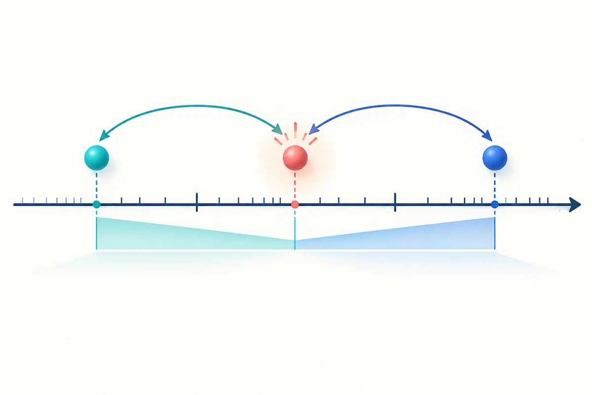 기하평균 계산기 공식 관계도: 기하평균 = (x₁ × x₂ × … × xₙ)^(1/n)